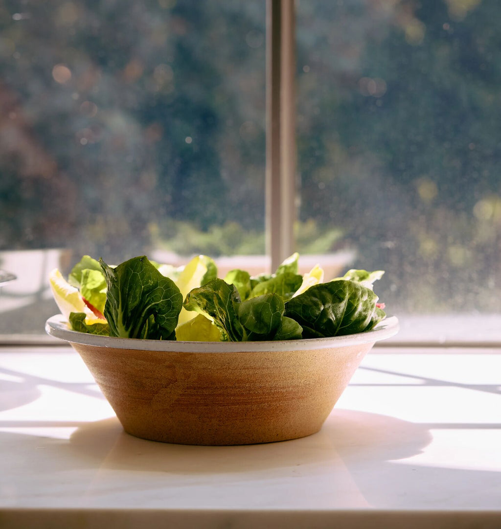 Stoneware Low Serving Bowl