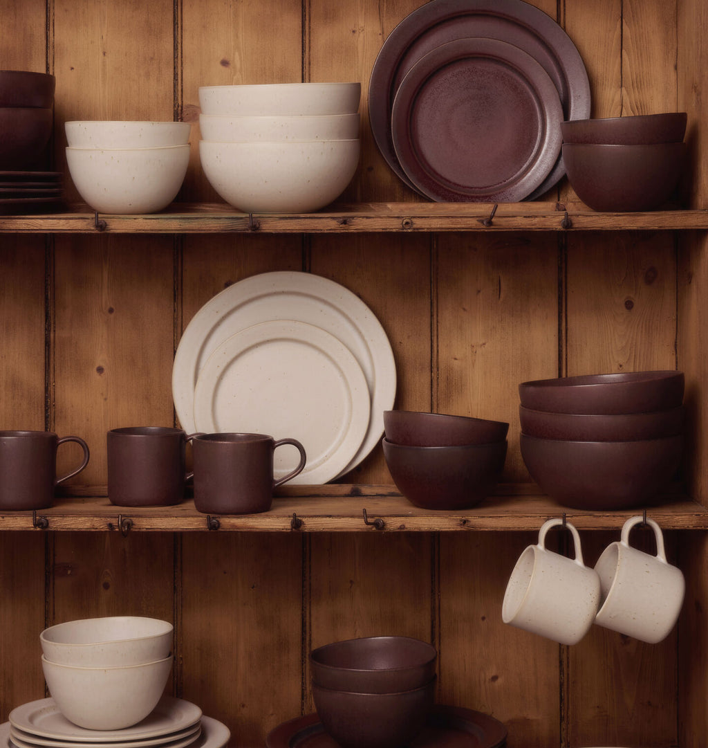 Santos Oxblood Dinnerware Bundle S/5