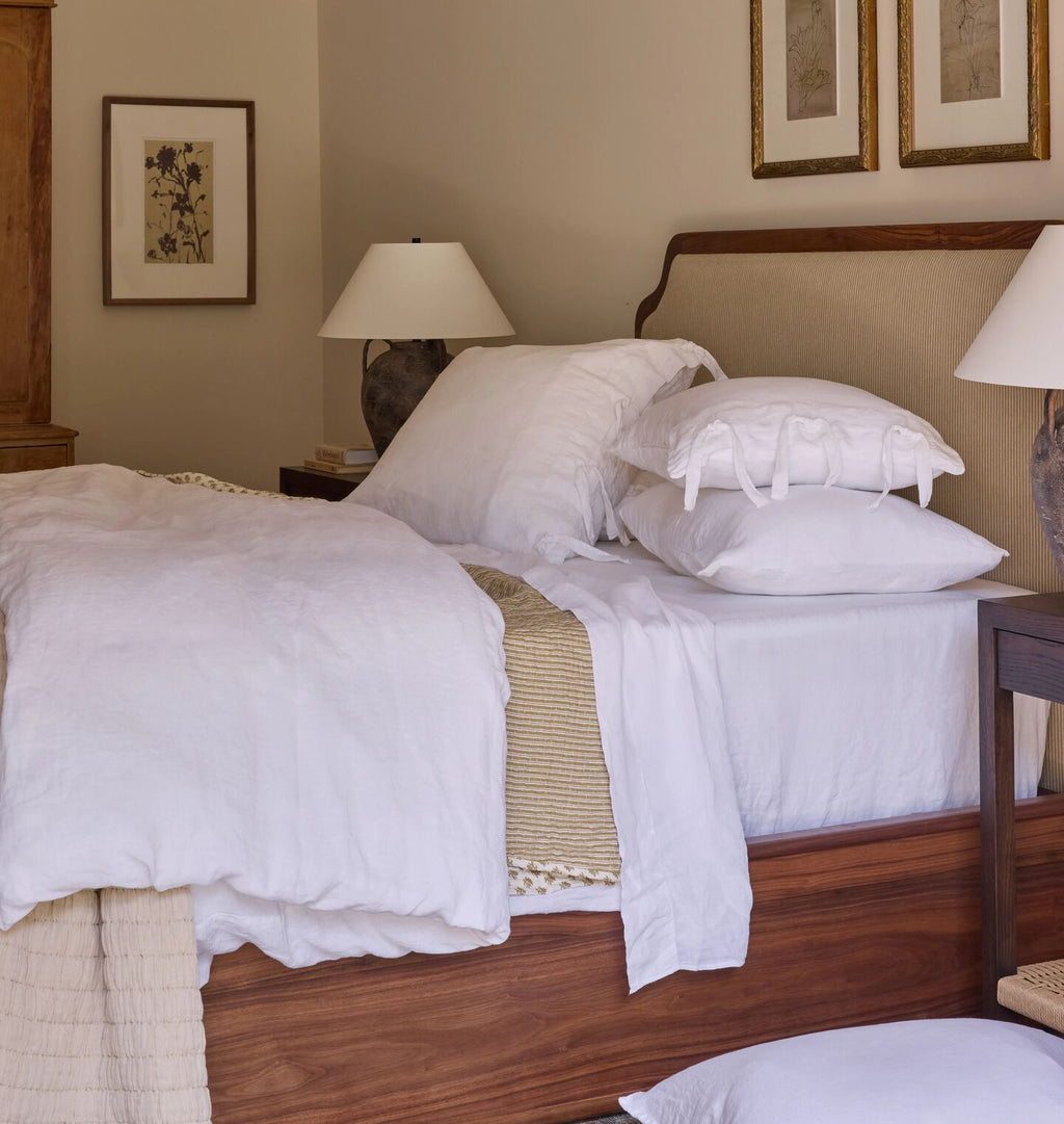 Luca Pillow Sham S/2 in White