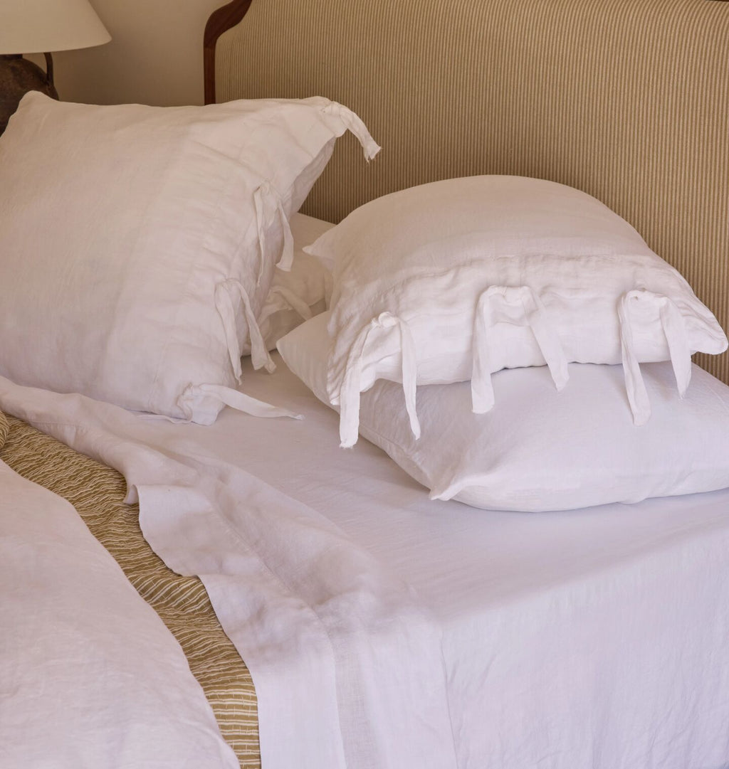 Luca Pillow Sham S/2 in White