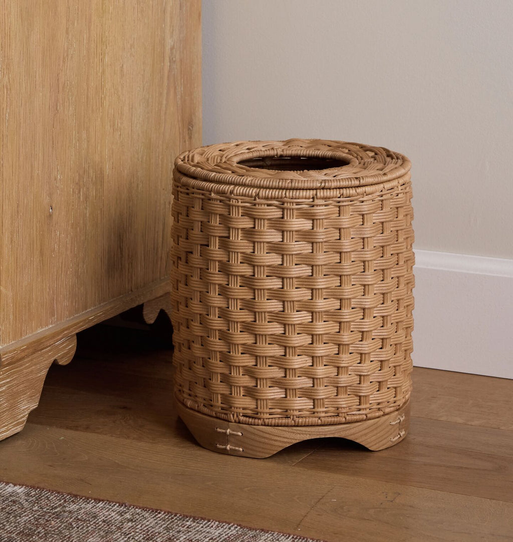 June Waste Basket Blonde
