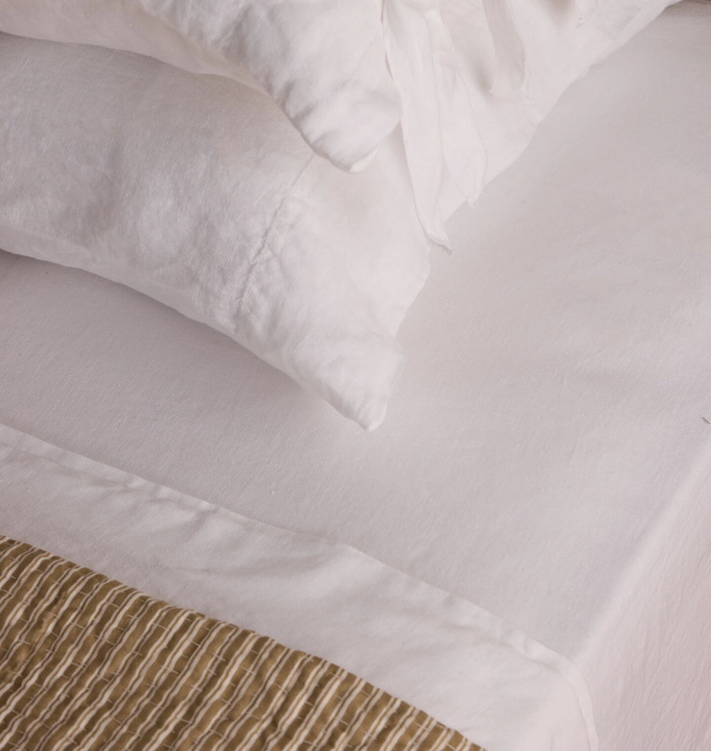 Luca Sheet Set White