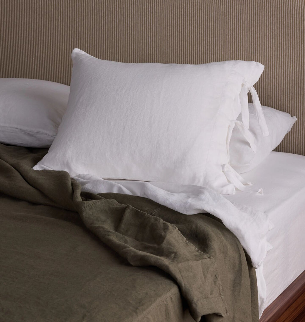 Luca Pillow Sham S/2 in White