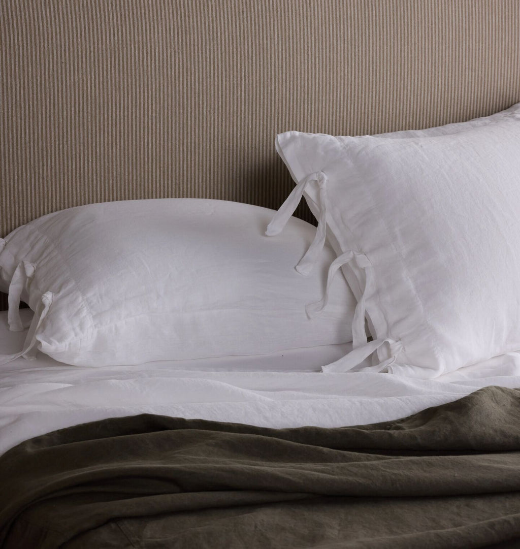 Luca Pillow Sham S/2 in White