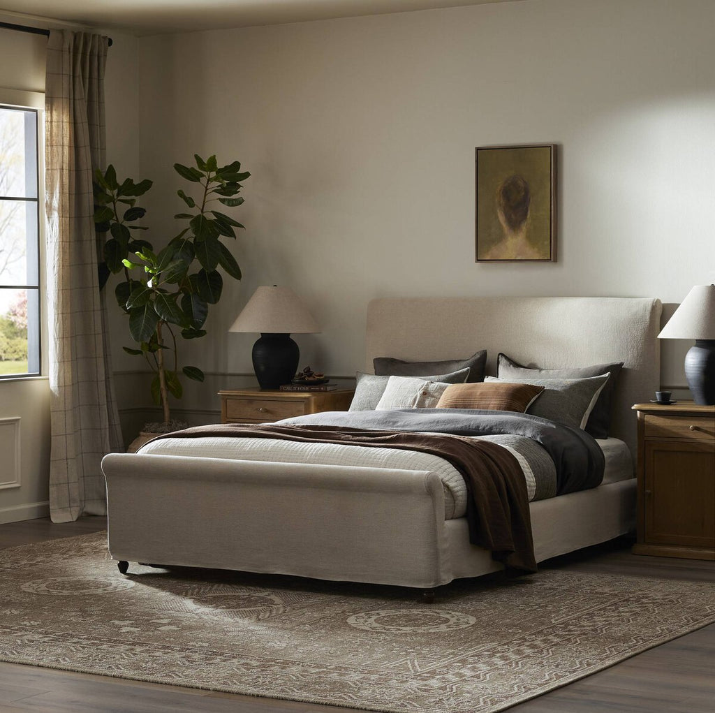 Dalia Slipcovered Bed