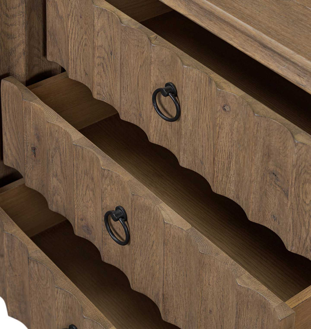 Cambra Media Console Drifted Oak
