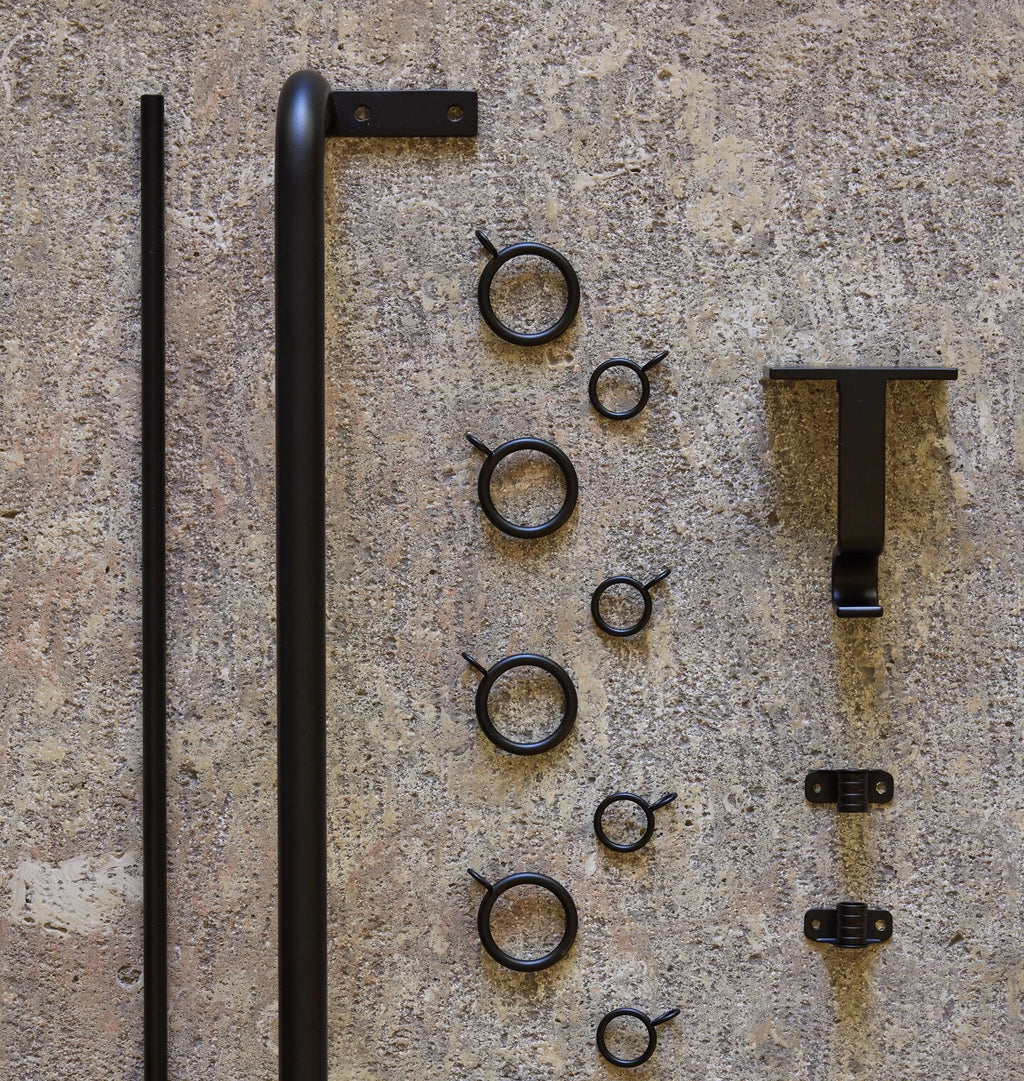 Matte Bronze Curtain Rod Finish Sample