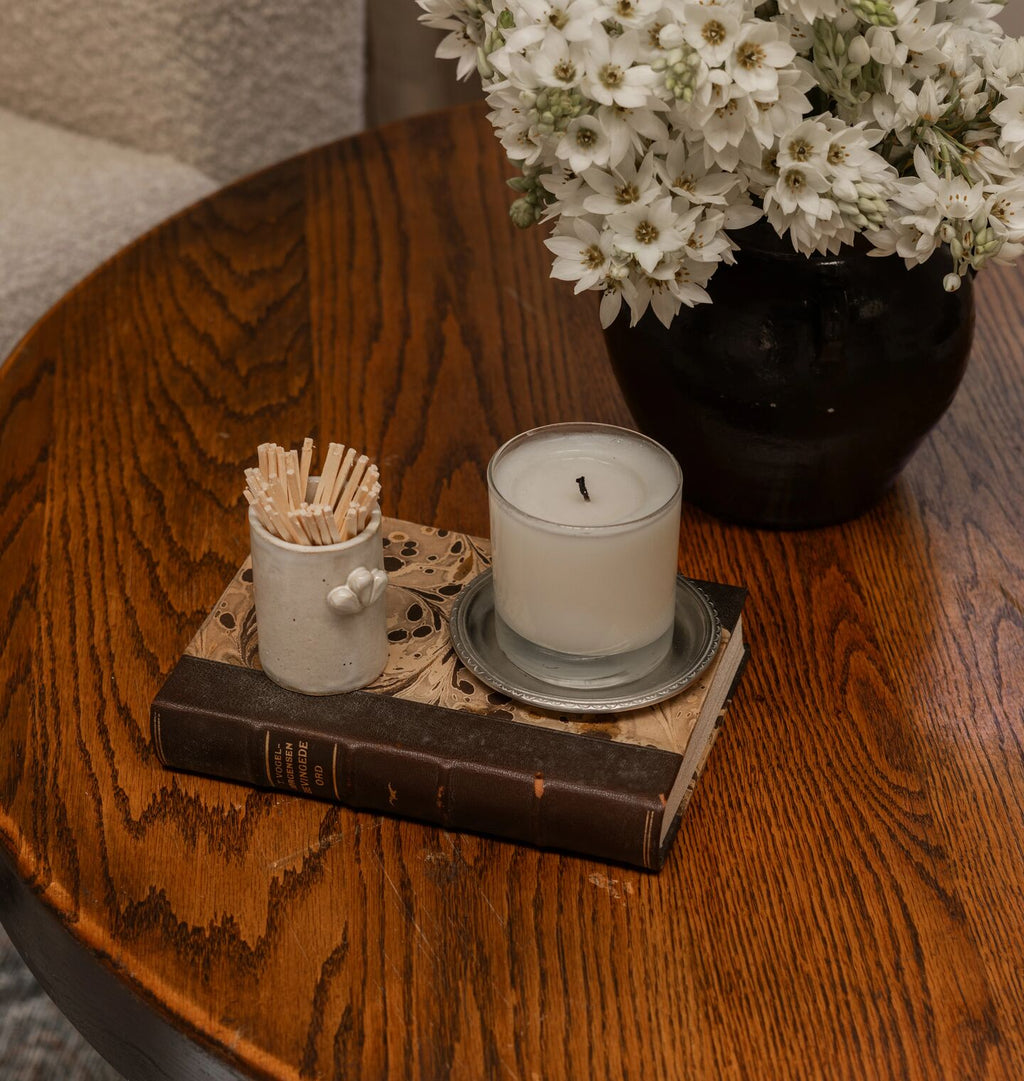 Scalloped Pewter Coaster