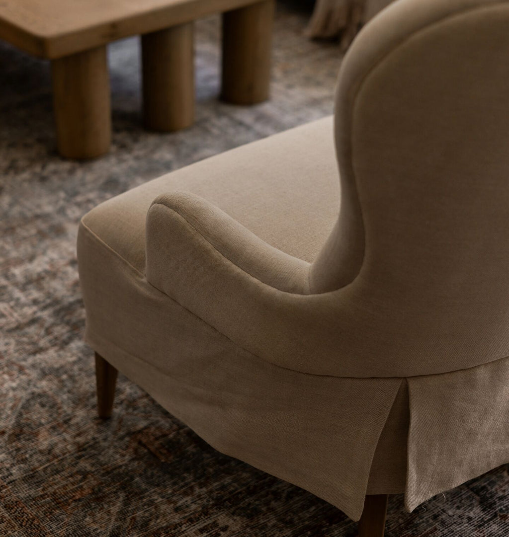 Omar Slipcovered Lounge Chair
