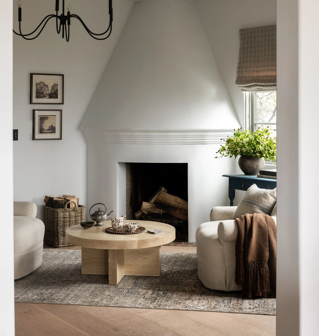 Heritage HER-07 Mocha / Denim Area Rug
