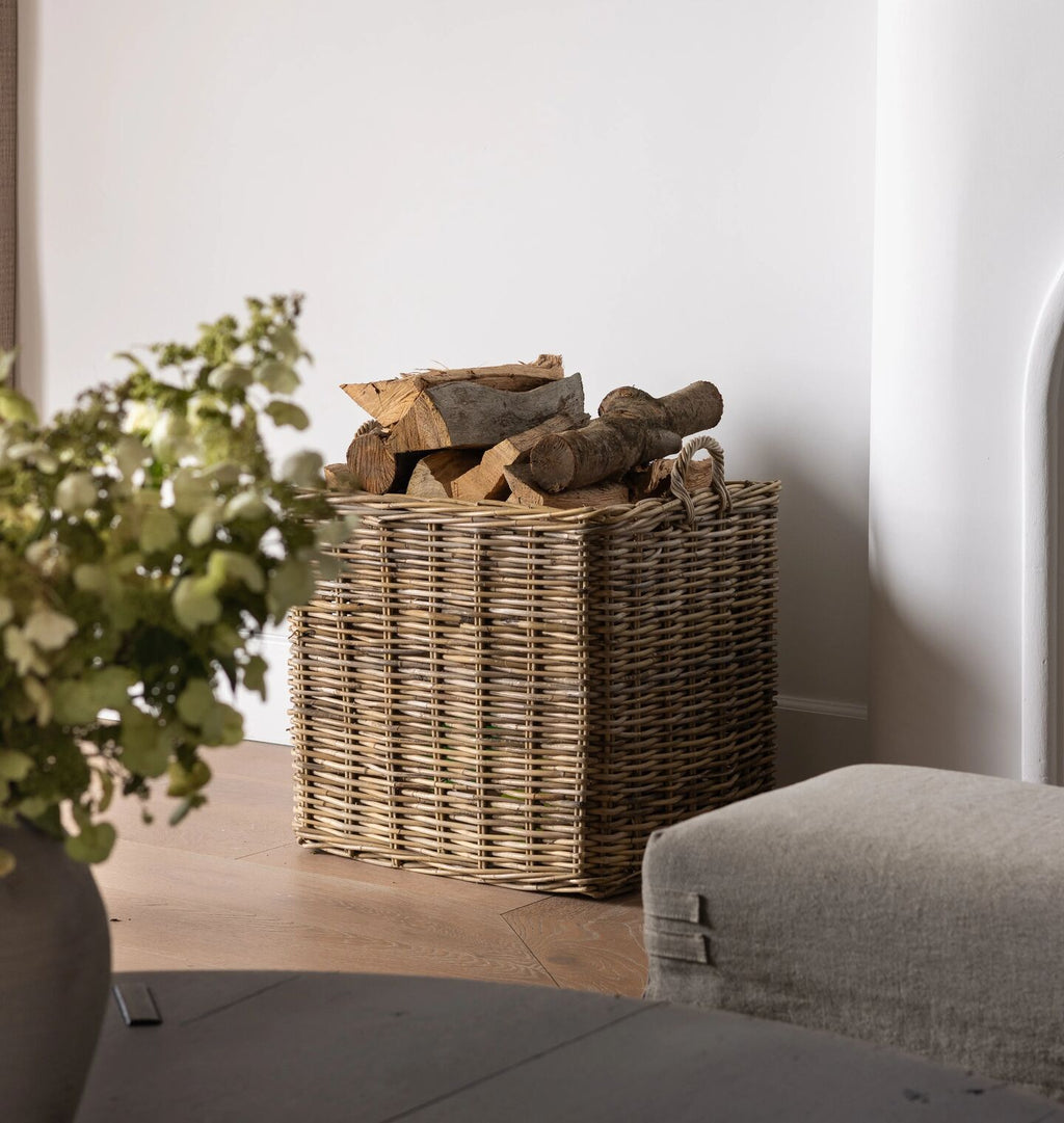 Arielle Wicker Floor Basket