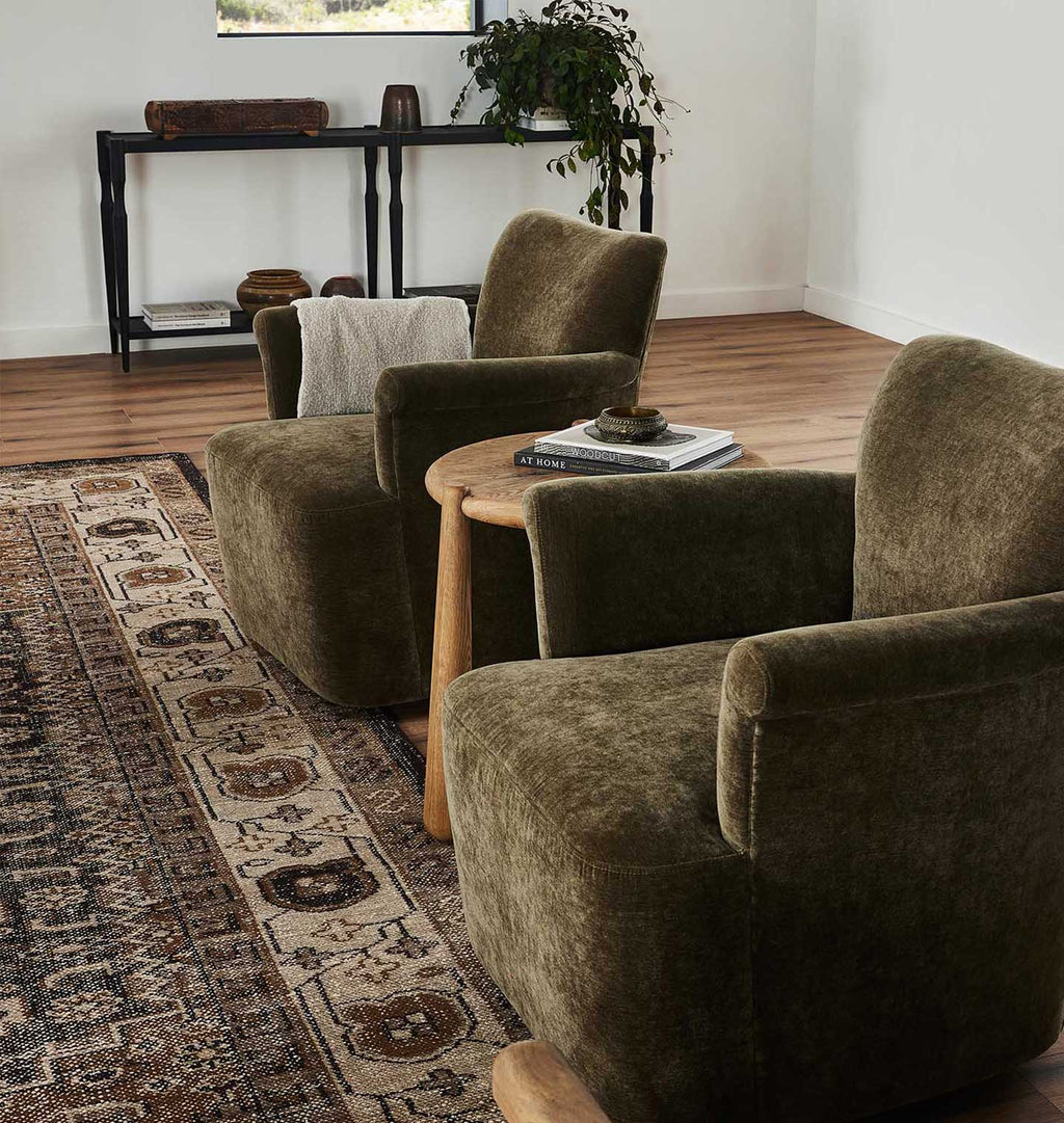Camellia Swivel Chair Malmo Olive