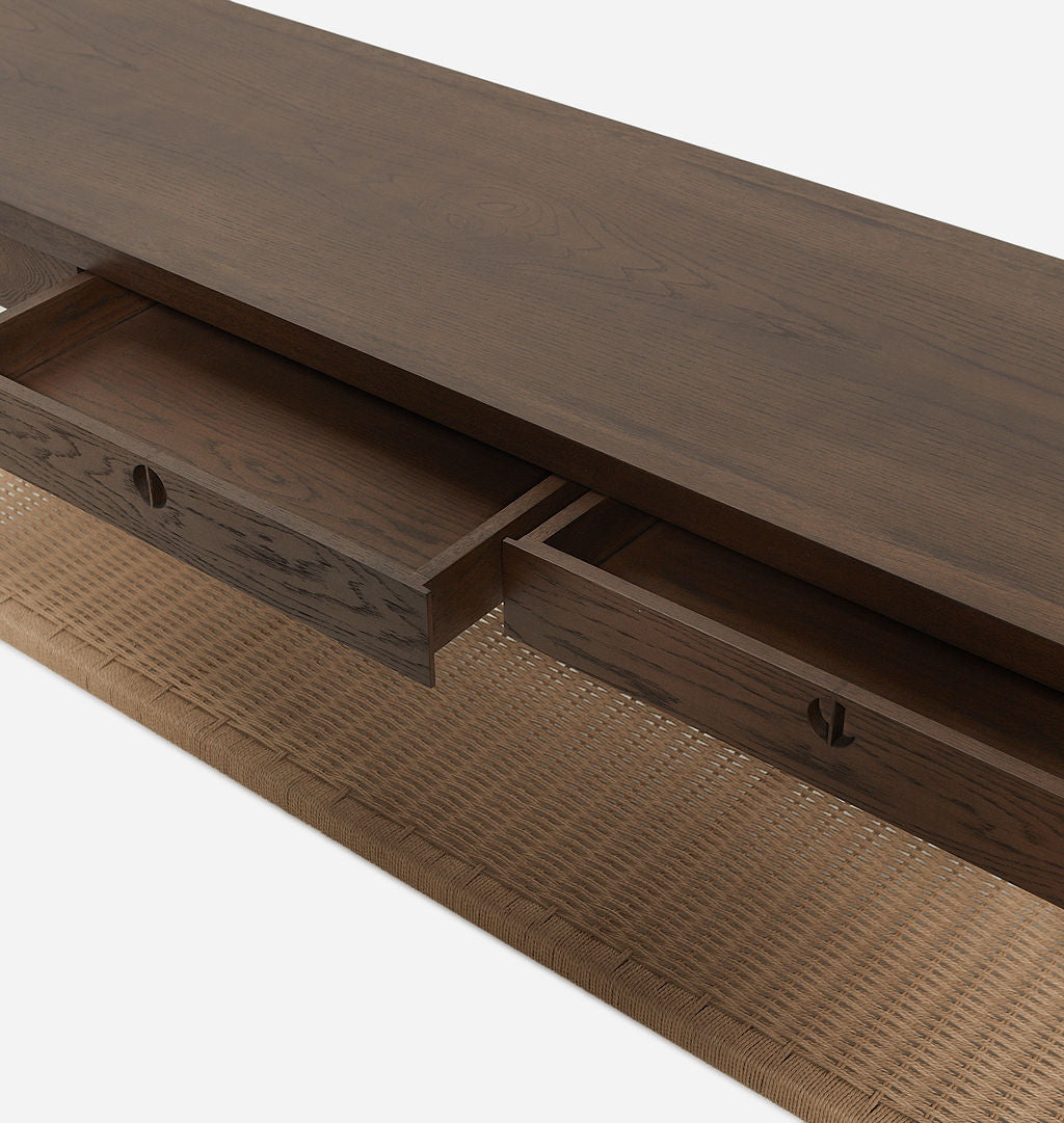 Anderson Console Danish Oak 72