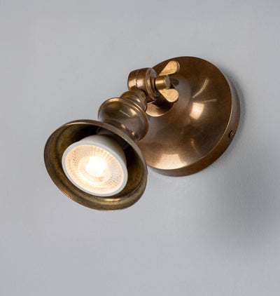 Accra Spotlight Antique Brass