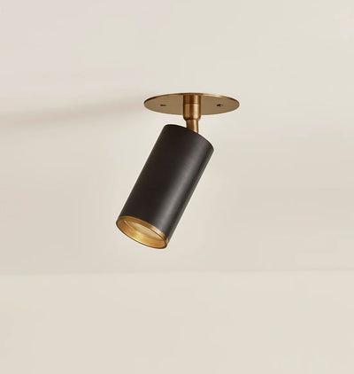 Albion Flush Mount Brass