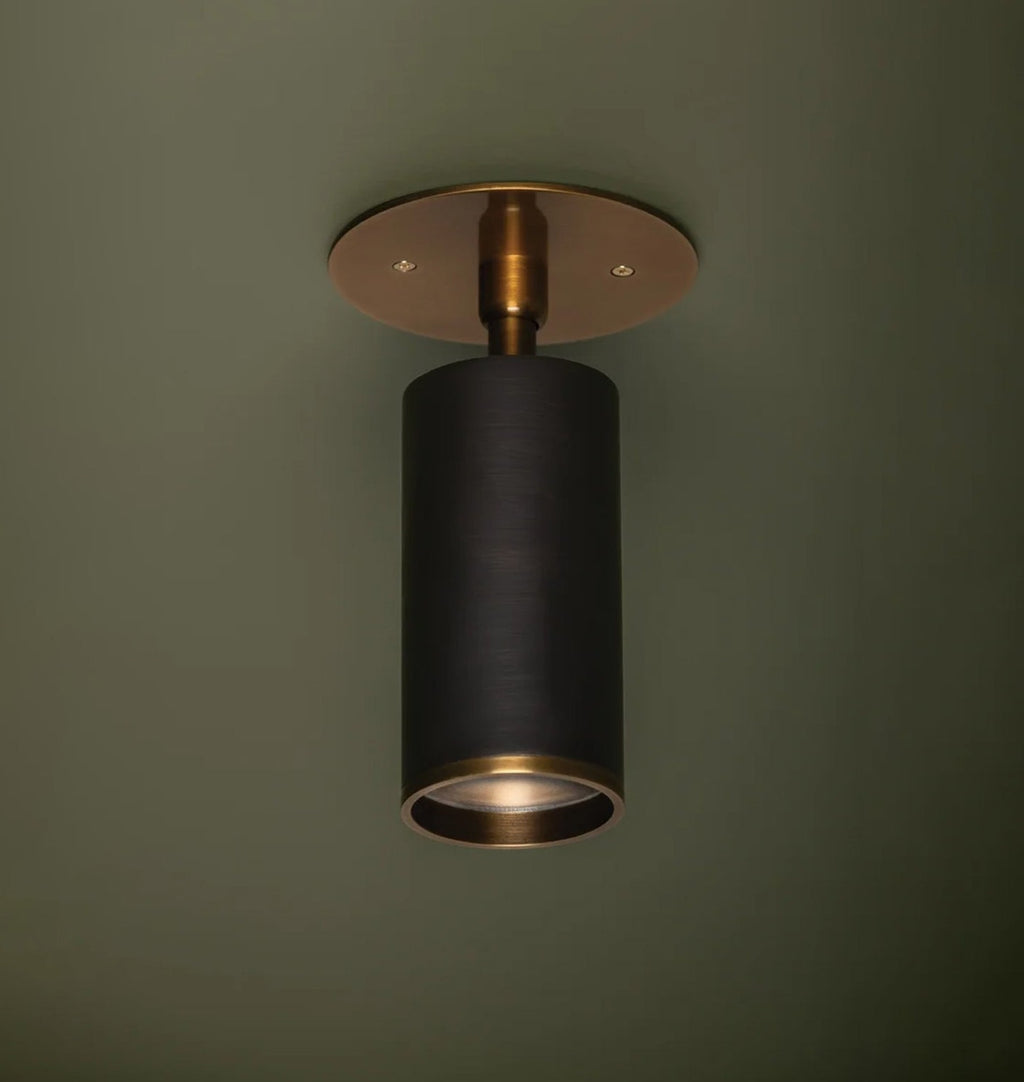 Albion Flush Mount Brass