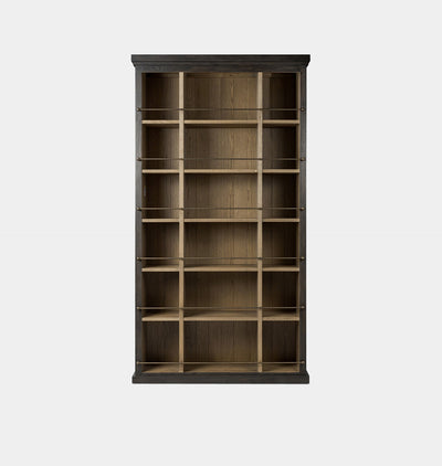 Alistair Bookcase Smoked Black