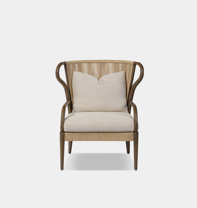 Amira Natural Rush Accent Chair