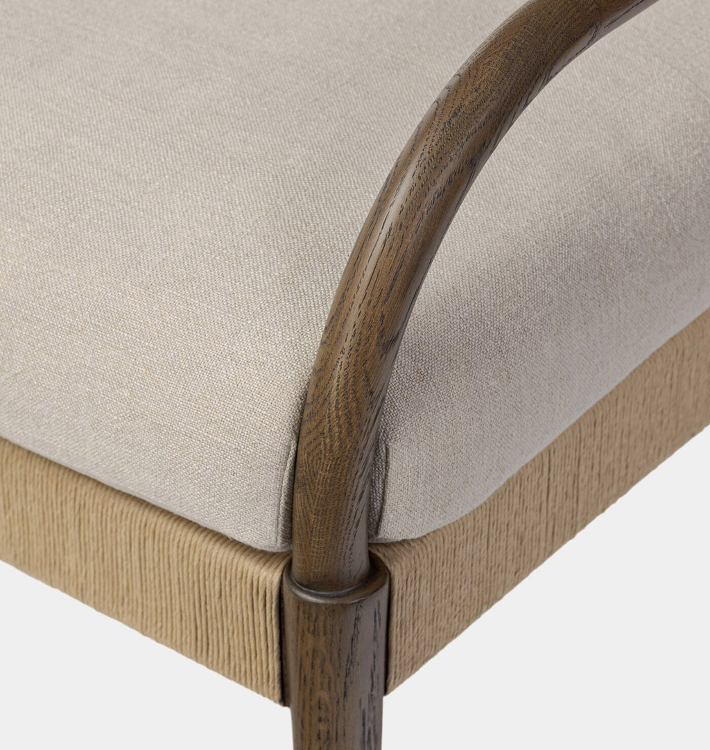 Amira Natural Rush Accent Chair