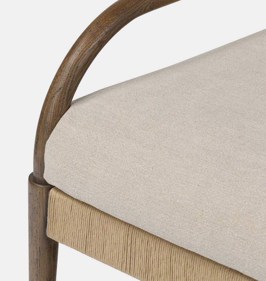 Amira Natural Rush Accent Chair
