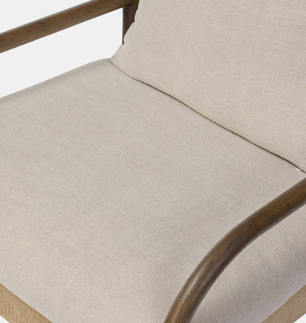 Amira Natural Rush Accent Chair