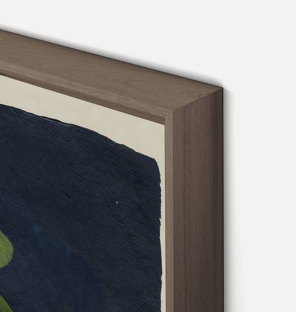 Apricot XIV Framed Print Walnut