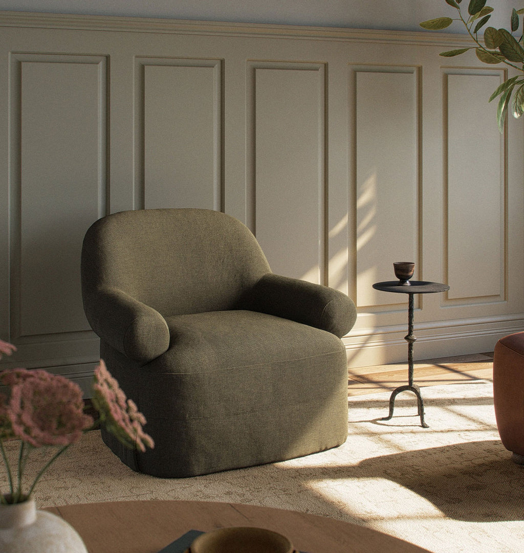 Arden Swivel Chair Broadway Olive