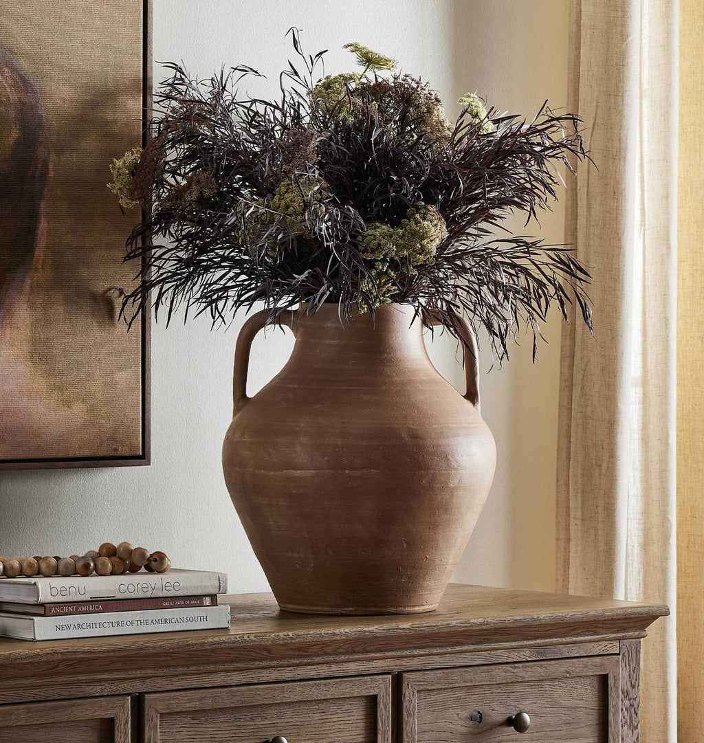 Atrani Aged Terracotta Vessel Natural Terracotta