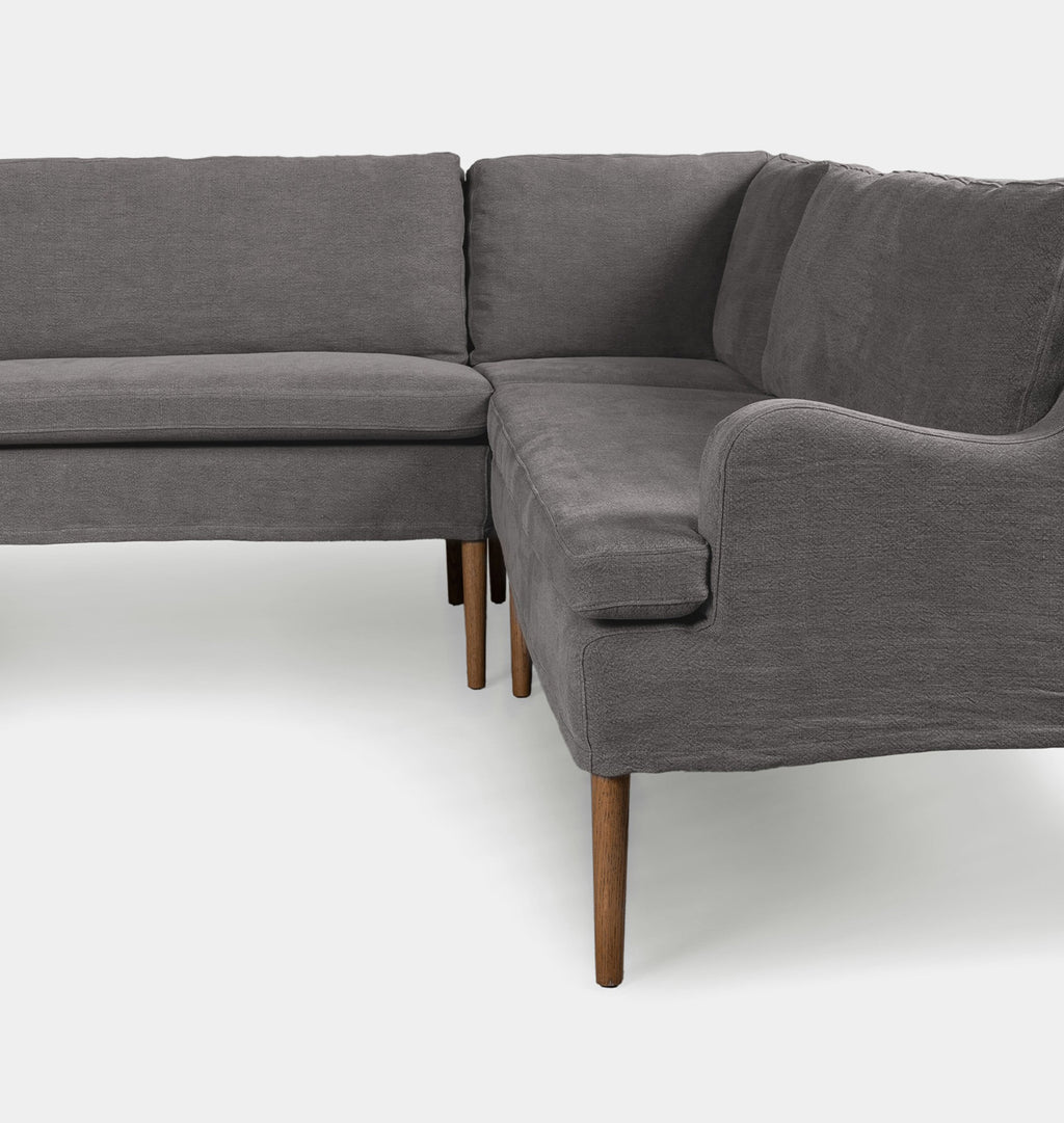 Aurelia U-Shape Dining Banquette 103" Broadway Denim