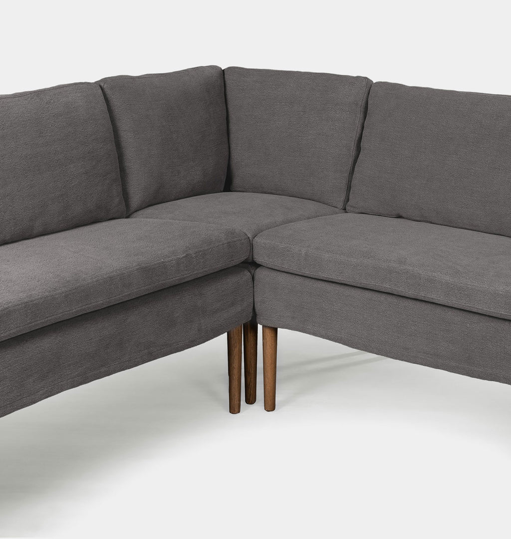 Aurelia U-Shape Dining Banquette 103" Broadway Denim