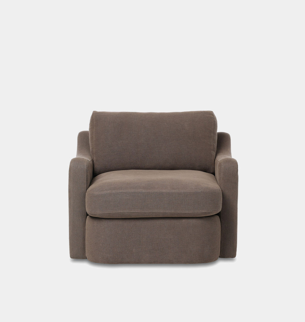 Aurelia Swivel Chair Broadway Coffee