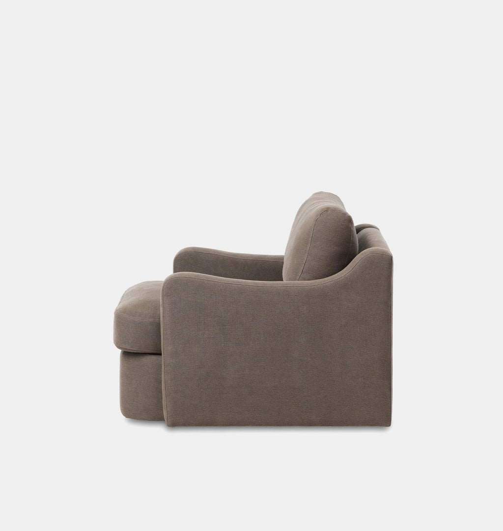 Aurelia Swivel Chair Broadway Coffee