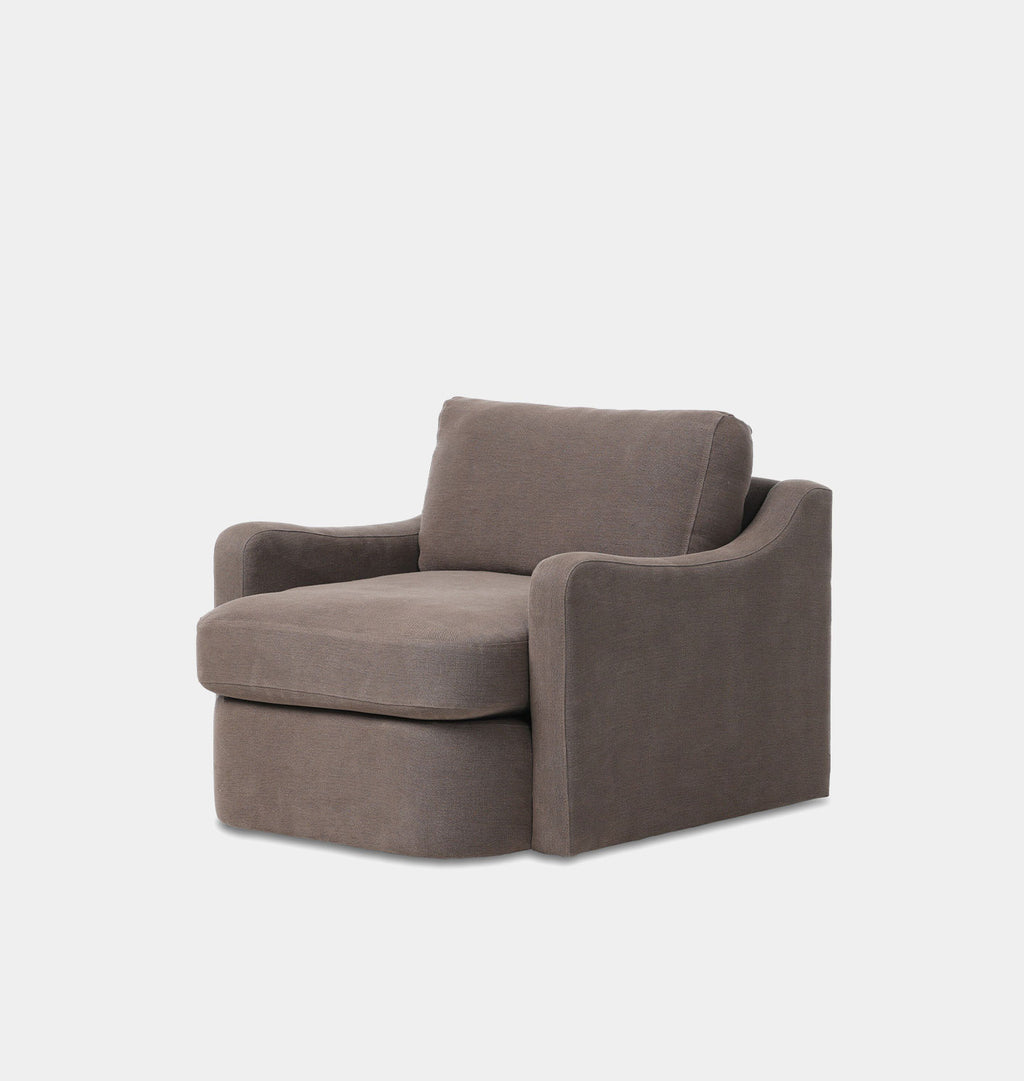 Aurelia Swivel Chair Broadway Coffee