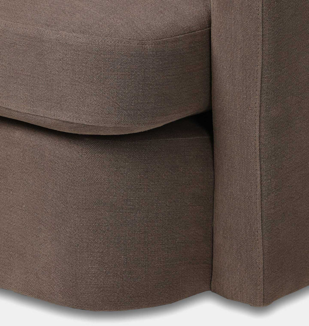 Aurelia Swivel Chair Broadway Coffee