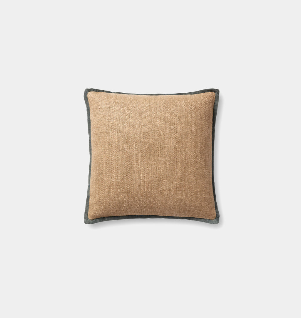 Aveline Pillow 18'' x 18'' Natural / Blue
