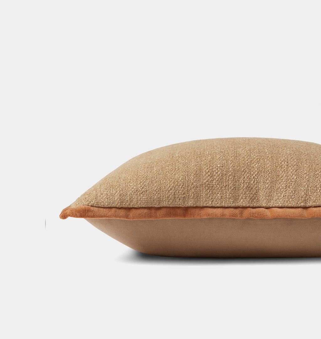 Aveline Pillow 18'' x 18'' Natural / Rust