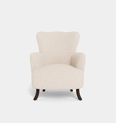 Bell Armchair Bone Boucle