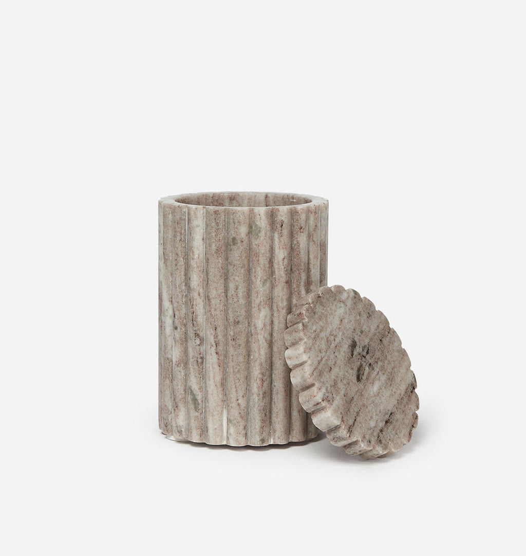 Luca Marble Canister Extra Tall