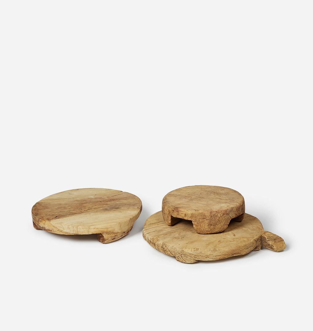 Found Bleached Chapati Board