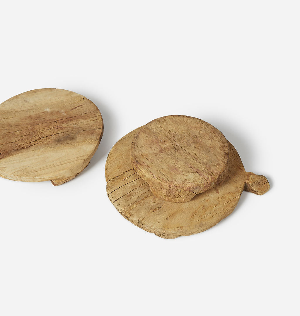 Found Bleached Chapati Board