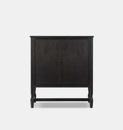 Bari Bar Cabinet Smoked Black