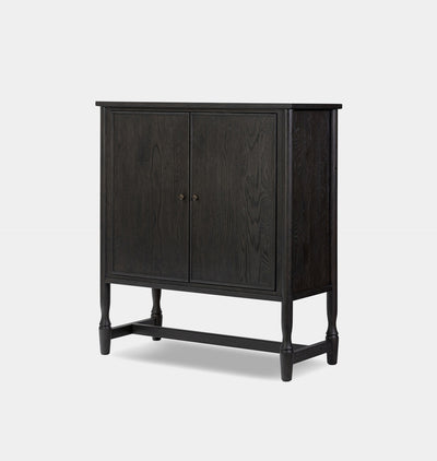 Bari Bar Cabinet Smoked Black