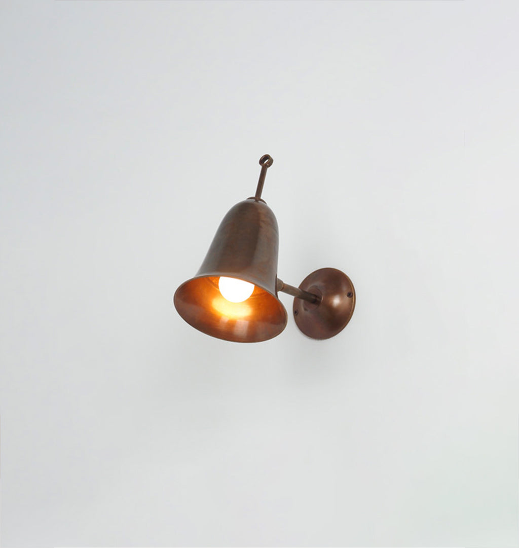 Bari Patinated Brass Sconce