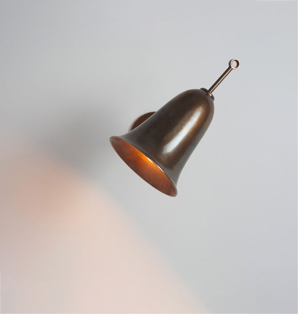 Bari Patinated Brass Sconce