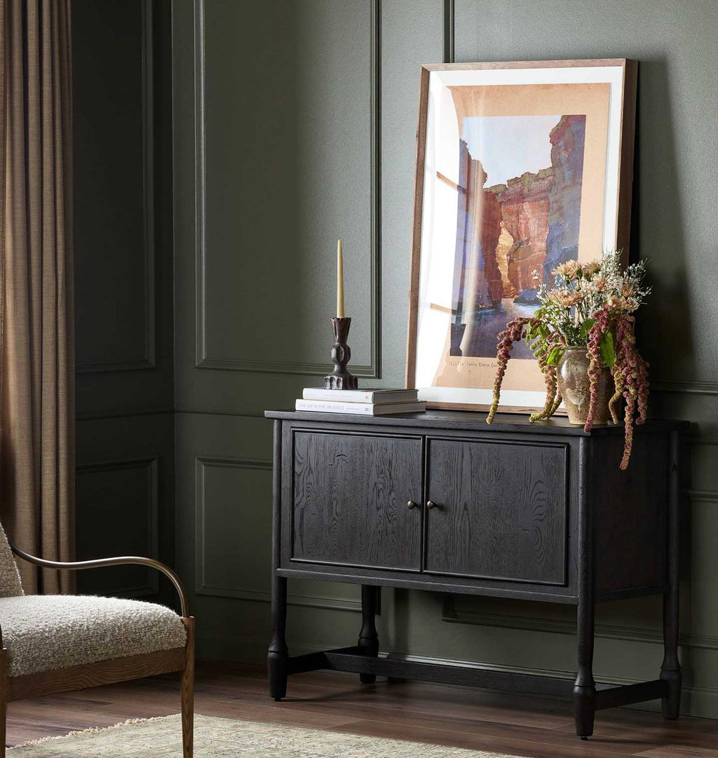 Bari Sideboard 46" Black Oak
