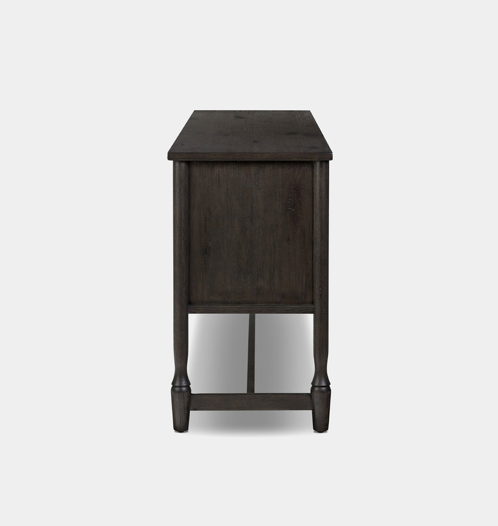 Bari 84" Sideboard Smoked Black