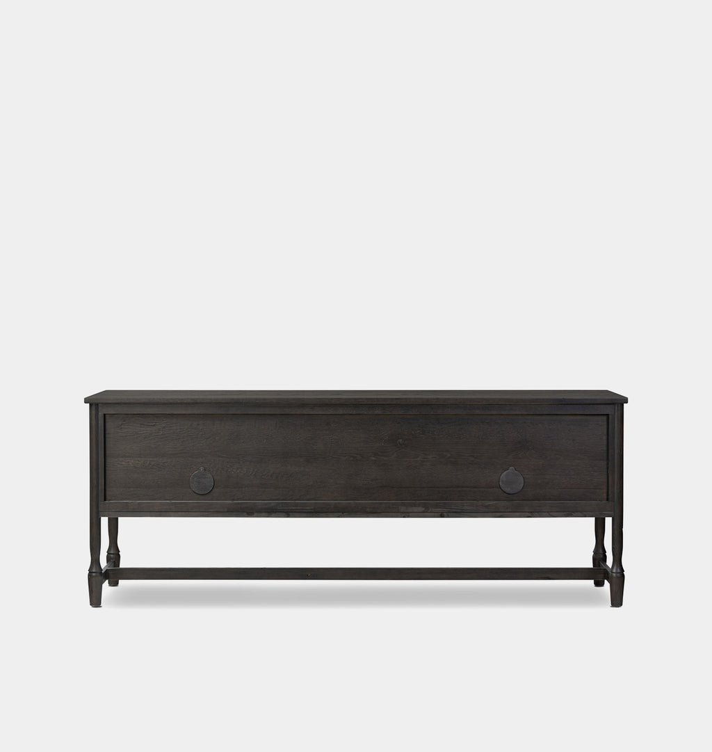 Bari 84" Sideboard Smoked Black