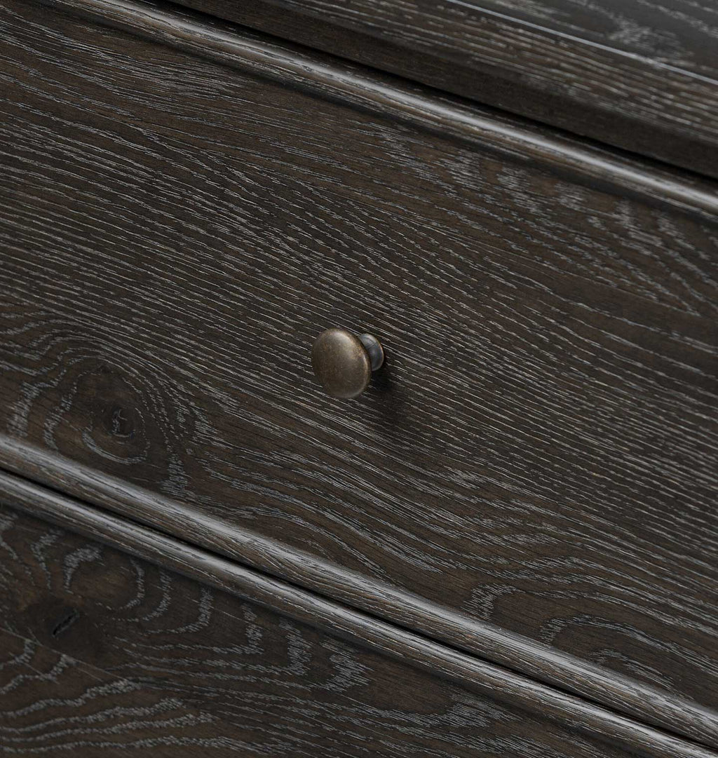Bari 84" Sideboard Smoked Black
