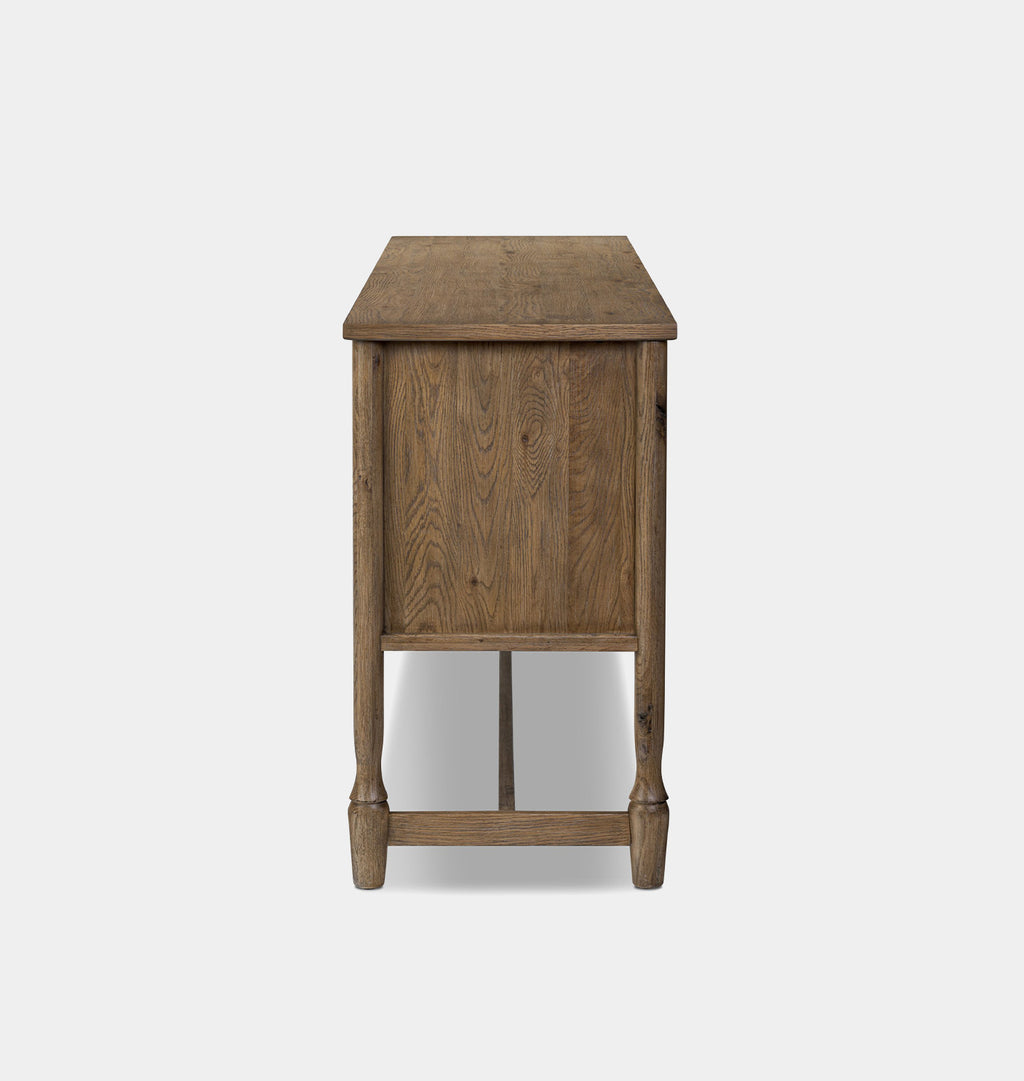 Bari 84" Sideboard Weathered Oak