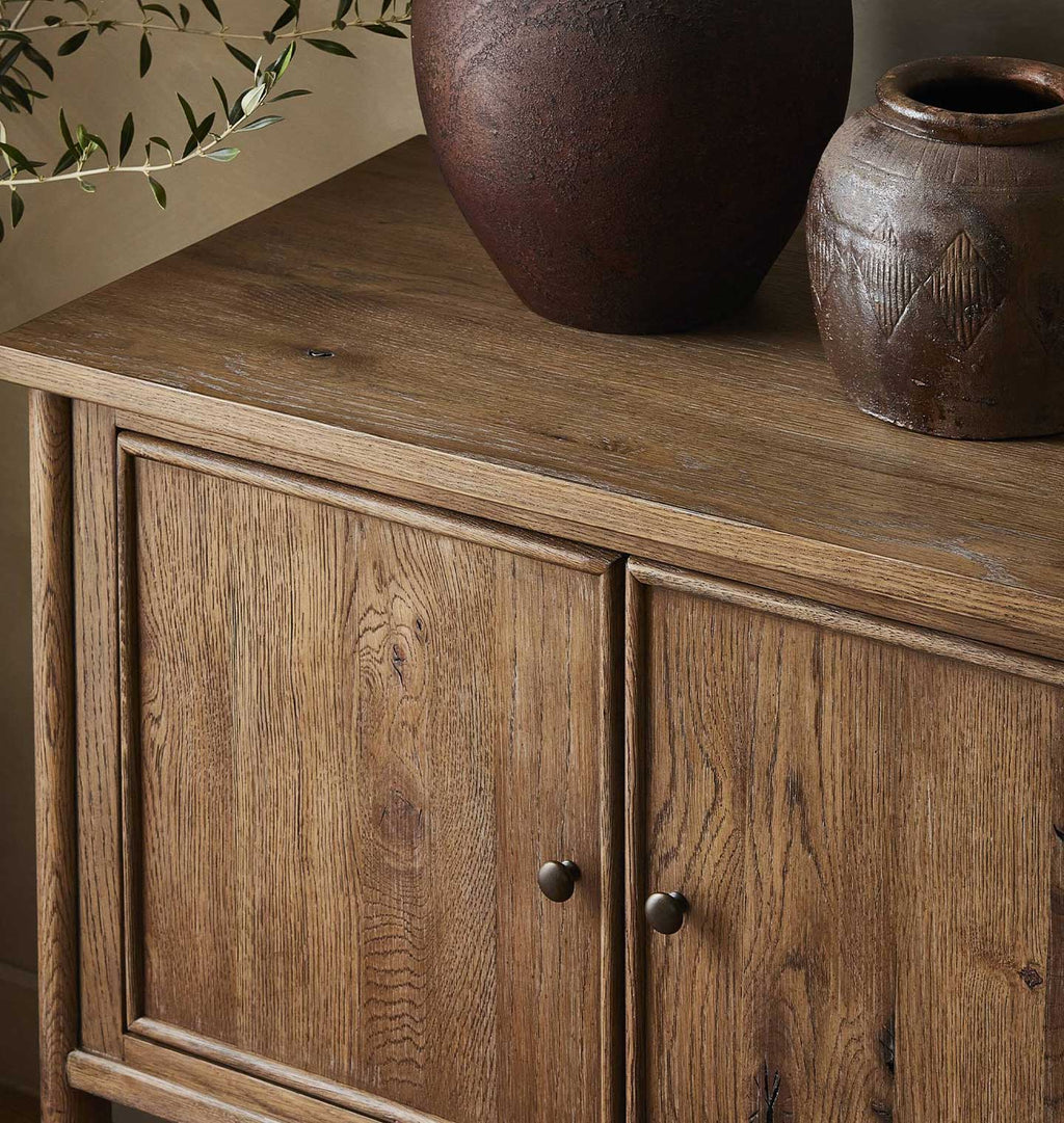 Bari 84" Sideboard Weathered Oak